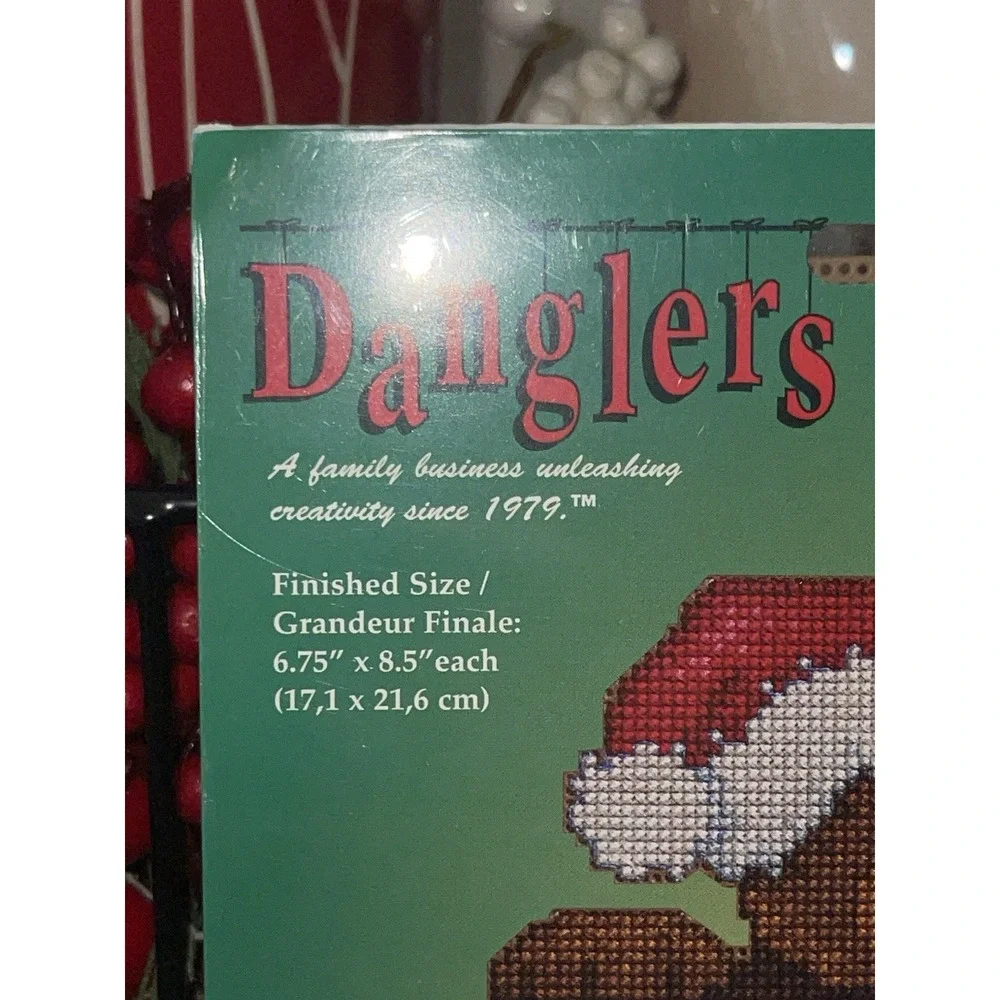 Janlynn DANGLERS COUNTED CROSS STITCH KIT #157-88 Beary‎ Christmas